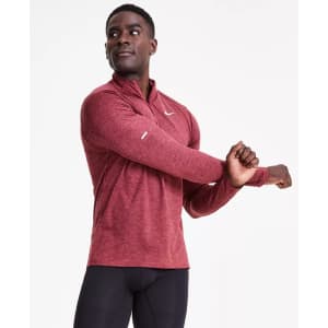 Nike Men's Element Running Quarter-Zip for $28