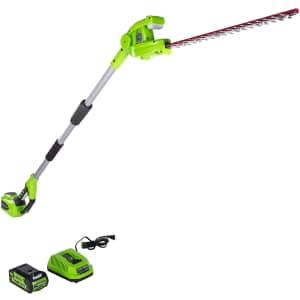 Greenworks 40V 20" Cordless Pole Hedge Trimmer for $170 Greenworks 40V 20" Cordless Pole Hedge Trimmer for $170