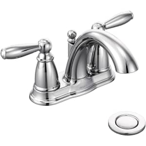 Moen Brantford Low Arc Bathroom Faucet for $69