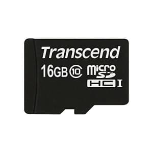 Transcend Information 16 GB Micro SDHC10 (TS16GUSDC10) for $12