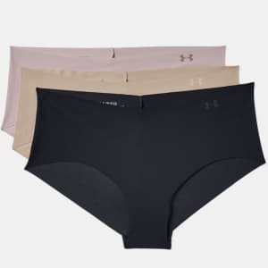 Under Armour Women's UA Pure Stretch Hipster Underwear 3-Pack for $10