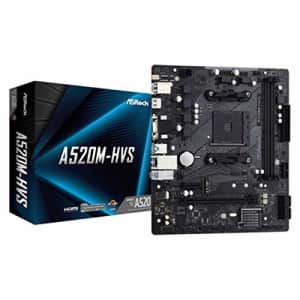 ASRock AMD A520 Socket AM4 Micro ATX DDR4-SDRAM Motherboard for $87
