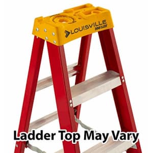Louisville Ladder 4-Feet Fiberglass Stepladder, 300-Pound Capacity, L-3016-04 for $102