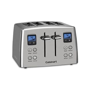 Cuisinart CPT-435 Countdown 4-Slice Stainless Steel Toaster (Renewed) for $60