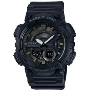 Casio Men's Telememo 30 Watch w/ 10-Year Battery for $26