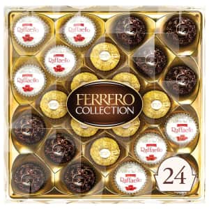 Ferrero Rocher Ferrero Collection 24-Piece Box for $6.94 via Sub & Save