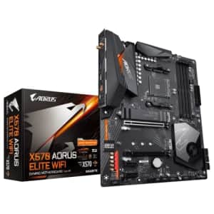 GIGABYTE X570 AORUS Elite Wi-Fi (AMD Ryzen 3000/X570/ATX/PCIe4.0/DDR4/Intel Dual Band 802.11AC for $280 GIGABYTE X570 AORUS Elite Wi-Fi (AMD Ryzen 3000/X570/ATX/PCIe4.0/DDR4/Intel Dual Band 802.11AC for $280