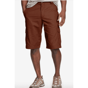 Eddie Bauer Men's Timber Edge Ripstop Cargo Shorts for $22