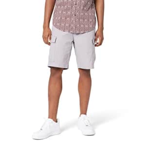 Dockers Men's Big & Tall Tech Cargo Straight Fit Shorts, (New) Foil, 50 for $21