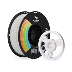 Official Creality Upgrade Ender 3D Printer Filament, White PLA+ Filament 1.75mm, 1kg Spool for $16