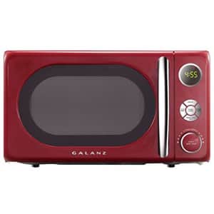 Galanz GLCMKA07RDR-07 Retro 0.7 cu. Ft. 700-Watt Countertop Microwave, Hot Rod Red for $95