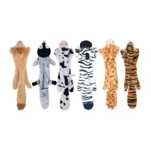 Squeak Cute No Stuffing Plush Dog Toy for $6