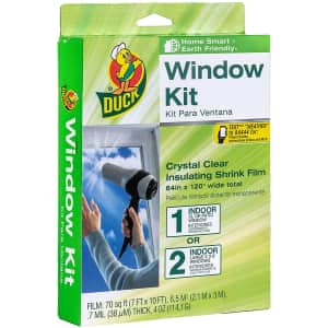 Duck Shrink Film Window Insulation Kit for $12 Duck Shrink Film Window Insulation Kit for $12