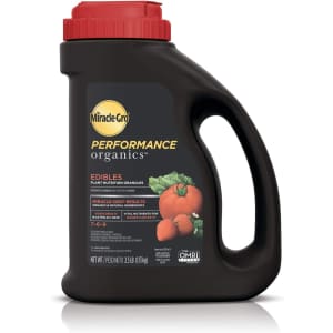 Miracle-Gro Performance Organics 2.5-lb. Edibles Plant Nutrition Granules for $10