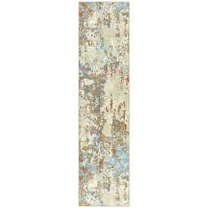 Maples Rugs Southwestern Stone Distressed Abstract Non Slip Runner Rug For Hallway Entry Way Floor for $58 Maples Rugs Southwestern Stone Distressed Abstract Non Slip Runner Rug For Hallway Entry Way Floor for $58