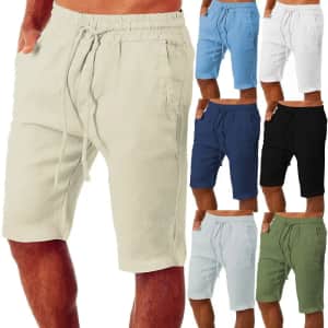 Men's Linen Shorts: 2 for $12 Men's Linen Shorts: 2 for $12