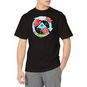 LRG Men's Spring 21 Graphic Designed Logo T-Shirt, Cycle Black, X-Large for $9