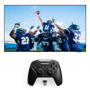 SAMSUNG QN55S95CAFXZA 55 Inch Ultra Slim 4K Quantum HDR OLED Smart TV with a Stratus-Duo Controller for $1,598 SAMSUNG QN55S95CAFXZA 55 Inch Ultra Slim 4K Quantum HDR OLED Smart TV with a Stratus-Duo Controller for $1,598