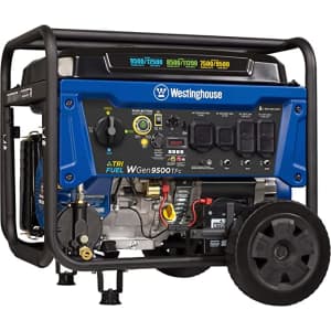 Westinghouse 12500 Peak Watt Tri-Fuel Home Backup Portable Generator for $1,900