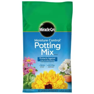 Miracle-Gro Moisture Control Potting Mix for $11