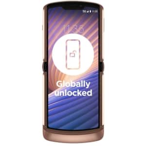 Unlocked Motorola Razr 256GB 5G Foldable Smartphone for $594