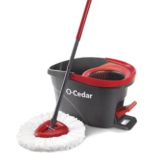 O-Cedar EasyWring Microfiber Spin Mop and Bucket for $30