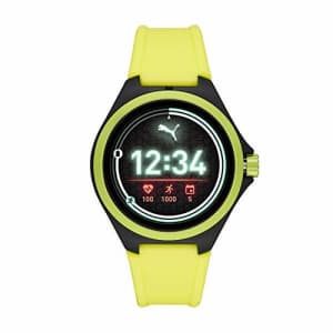 PUMA Sport 44mm Heart Rate Smartwatch - Neon Yellow Silicone Band Lightweight Touchscreen for $80 PUMA Sport 44mm Heart Rate Smartwatch - Neon Yellow Silicone Band Lightweight Touchscreen for $80