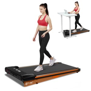 Gtracing Under Desk Walking Treadmill for $105 Gtracing Under Desk Walking Treadmill for $105