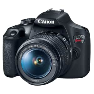 Refurb Canon EOS Rebel T7 24.7MP DSLR Camera w/ 18-55mm Lens for $229