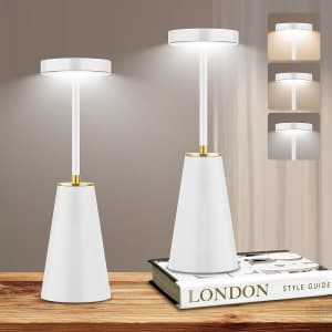 USB Table Lamp 2-Pack for $33