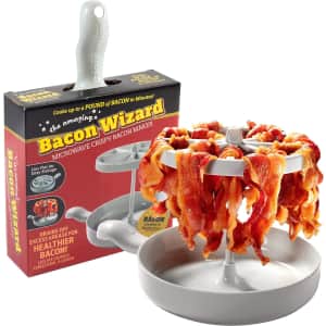The Amazing Bacon Wizard Microwave Crispy Bacon Cooker for $9