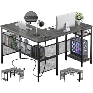 Unikito L-Shaped Computer Desk for $160