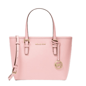Michael Michael Kors Jet Set Travel Extra-Small Saffiano Leather Top-Zip Tote Bag for $99