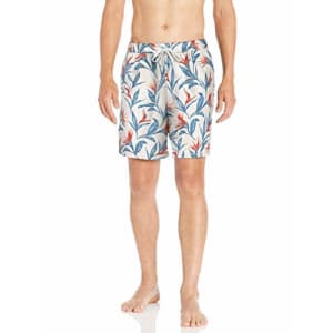 Quiksilver Waterman Men's Maze Day Volley 18 Boardshort Swim Trunk, Antique White, M for $13 Quiksilver Waterman Men's Maze Day Volley 18 Boardshort Swim Trunk, Antique White, M for $13