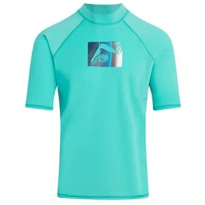 Kanu Surf Men's Standard Mercury UPF 50+ Short Sleeve Sun Protective Rashguard Swim Shirt, Surfline for $13