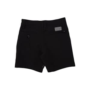 Volcom Boys' Big Kerosene Hybrid Chino Shorts, Black, 24 for $14