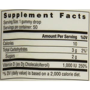 Rainbow Light Vitamin D3 1000 IU Sunny Gummies Lemon 50 ea (Pack of 3) for $19 Rainbow Light Vitamin D3 1000 IU Sunny Gummies Lemon 50 ea (Pack of 3) for $19