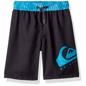 Quiksilver Boys' Little Lava Logo Volley Youth Short, Black, 3 for $9