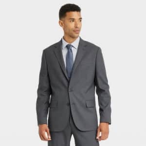 Goodfellow & Co. Men's Standard Fit Suit for $18 in cart
