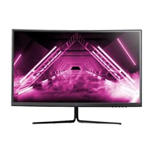 Monoprice 27in Gaming Monitor - Curved 1500R, 16:9, 1920x1080p (FHD,) 240Hz, VA, DisplayPort, HDMI, for $140