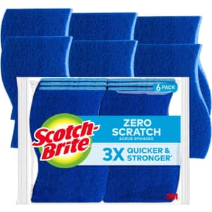 Scotch-Brite Non-Scratch Scrub Sponges 6-Pack for $3.88 via Sub & Save