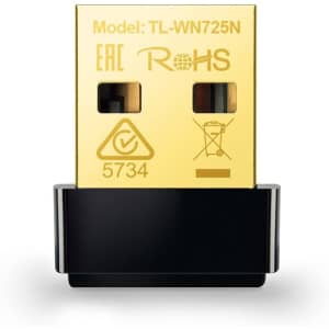 TP-Link 802.11n Wireless Nano USB 2.0 Adapter for $8