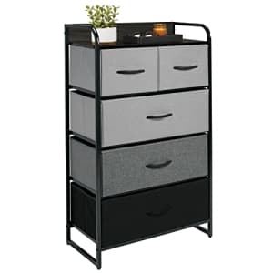 mDesign Tall Dresser Storage Chest - Vanity Furniture Cabinet Tower Unit for Bedroom, Office, and for $82