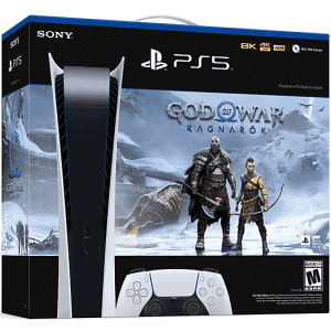 Sony PlayStation 5 Digital Edition God of War Ragnarok Bundle for $460