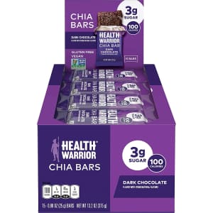 Health Warrior Chia Bars 15-Pack for $10 w/ Prime via Sub & Save Health Warrior Chia Bars 15-Pack for $10 w/ Prime via Sub & Save