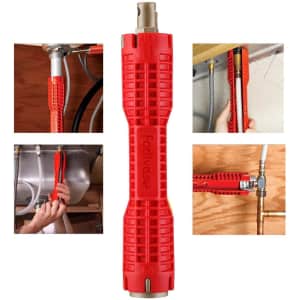 8-in-1 Faucet and Sink Installer Wrench Tool for $14