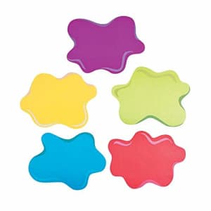 Fun Express Little Artist Party Placemats - Shaped Like Paint Splats, Set of 12 - Party Supplies for $7