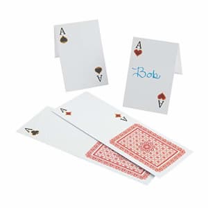 Fun Express CASINO NIGHT PLACE CARDS - Party Supplies - 50 Pieces for $15
