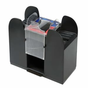 Rally and Roar 6-Deck Automatic Casino Card Shuffler for $14 Rally and Roar 6-Deck Automatic Casino Card Shuffler for $14