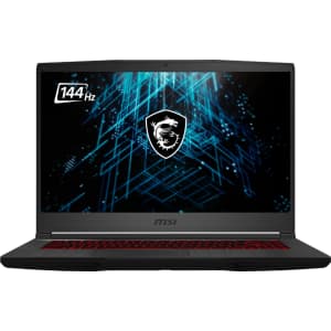 MSI GF65 10th-Gen. i5 15.6" 144Hz Gaming Laptop w/ GeForce RTX 3060 for $800